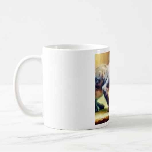 Mug Devon Rex Cat (Gauche)