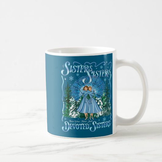 Mug Devoted Sisters Merry Christmas White Xmas Pajamas (Droite)
