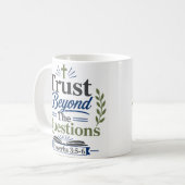 Mug Dévotion de verset biblique Confiance au-delà des (Devant gauche)