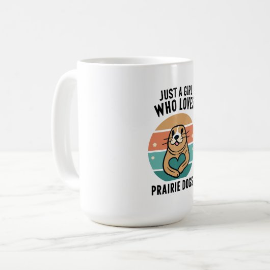 Mug Dévotion : Juste une fille qui aime les chiens des (Devant gauche)