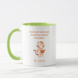 Mug Dévoué au plaisir du diction et aux discussions li