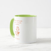 Mug Dévoué au plaisir du diction et aux discussions li (Devant gauche)