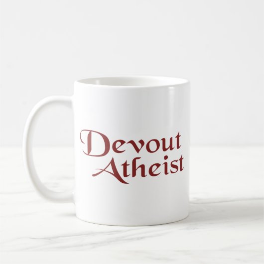 Mug Devout Atheist (Gauche)