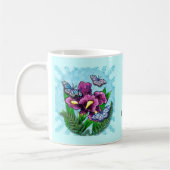 Mug Dewdrop Butterfly Iris (Gauche)
