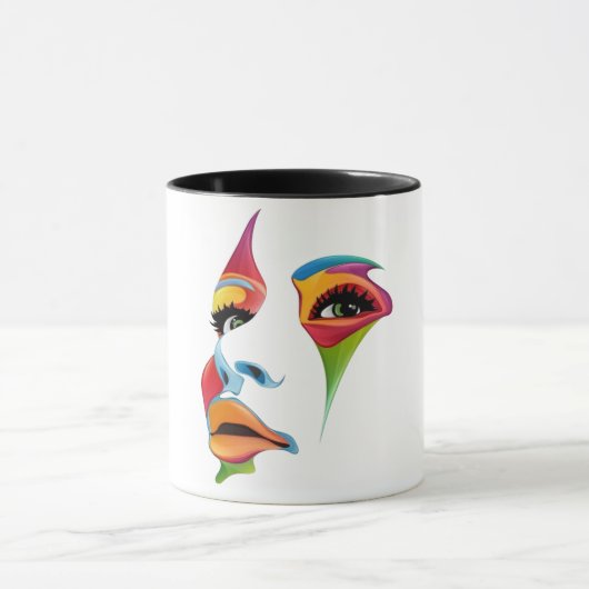 Mug d'expression Abstraite (Centre)