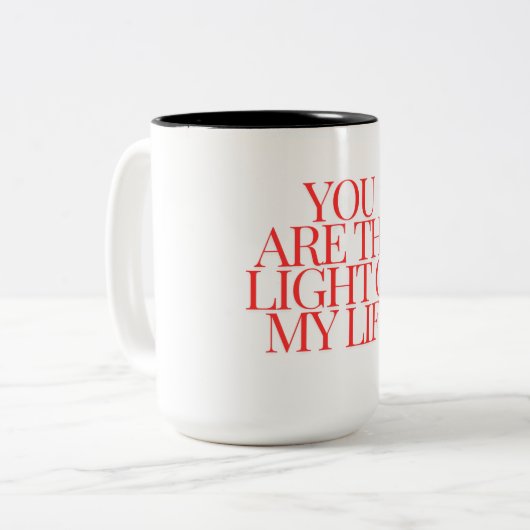 mug d'expressions d'amour (Devant gauche)