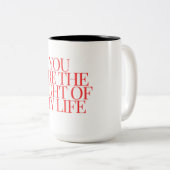 mug d'expressions d'amour (Devant droit)