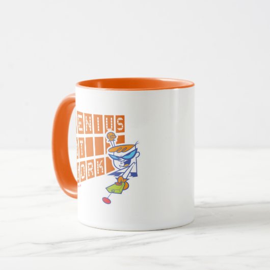 Mug Dexter "Genius At Work" (Devant gauche)