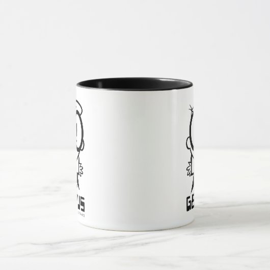Mug Dexter "Genius" - Graphique en bref (Centre)