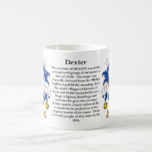 Mug Dexter, l'origine, la signification et la crête (Centre)