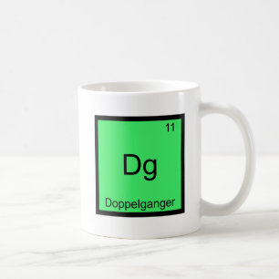 Mug Dg - Doppelganger Symbole d'élément de chimie drôl