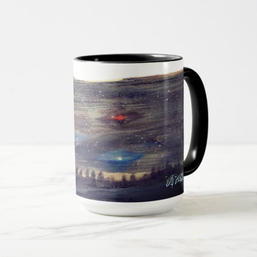 Mug DG Paintings Forêt Cosmique (Devant droit)