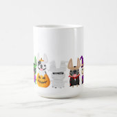 Mug d'Halloween à Chien-taureau français - 15 oz (Centre)