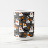 Mug d'Halloween avec Fantômes de chien Citrouilles (Centre)