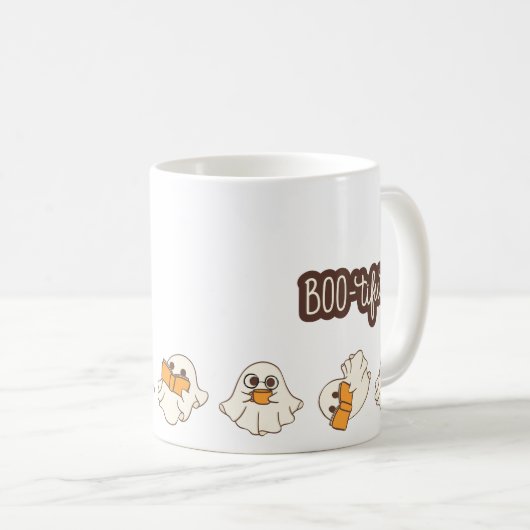 Mug d'Halloween 'BOOTIFUL' mignonne - 11oz (Devant droit)