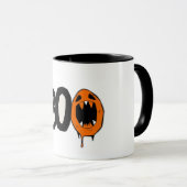 Mug d'Halloween - Déplaisant mignon Citrouille & E (Devant droit)