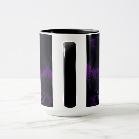 Mug d'Halloween - Déplaisant mignonne Citrouille e (Poignée)