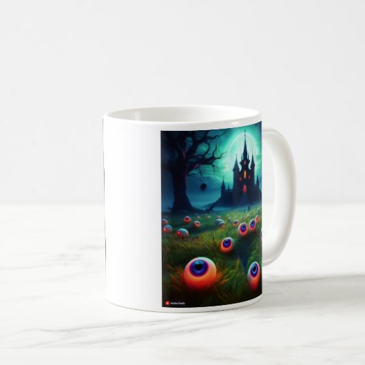 Mug d'Halloween effrayant (Devant droit)