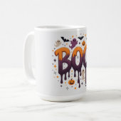 Mug d'Halloween éffrayant - Conception sympa et am (Devant gauche)