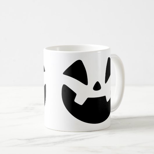 Mug d'Halloween éffrayant Jack-o'lanterne (Devant droit)
