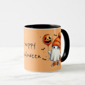 Mug d'Halloween Éffrayant lunatique (Devant droit)