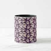 Mug d'Halloween Motif violet et blanc (Centre)