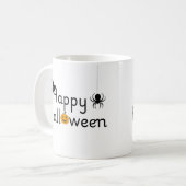 Mug d'Halloween simple et heureux (Devant gauche)