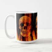 Mug d'Halloween/Squelette en feu (Gauche)