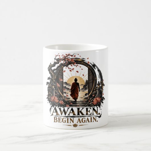 Mug Dhammapada Éveiller Recommencer (Centre)
