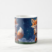 Mug d'hiver de renard joyeux (Centre)