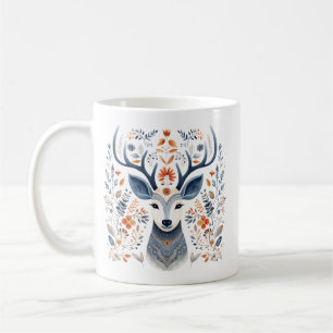Mug d'hivernage bleu floral