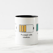 Mug d'humeur de batterie | Faible à complet (Centre)