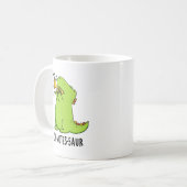 Mug Di-notes-saur Blague drôle de dinosaure (Devant gauche)