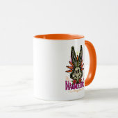 Mug Día De Los Muertos BUGS BUNNY™ Floral (Devant droit)