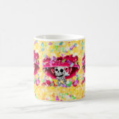 Mug Dia De Los Muertos Calavera Catrina en rouge (Centre)