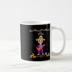 Mug Dia De Los Muertos Skeleton Dansant Avec Guitare H
