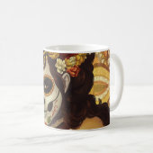 Mug Dia De Los Muertos Throw Pillow (Devant droit)