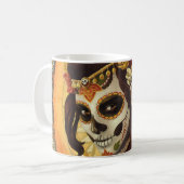 Mug Dia De Los Muertos Throw Pillow (Devant gauche)