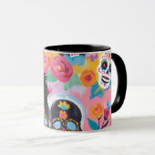 Mug Dia de Muertos Crânes à sucre (Devant droit)