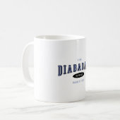 Mug Diabadass drôle Diabète (Devant gauche)