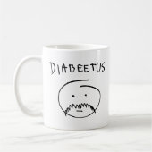 Mug Diabeetus (version de croquis) (Gauche)