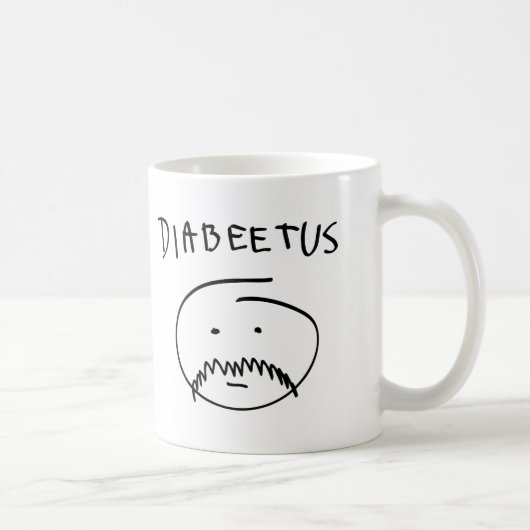 Mug Diabeetus (version de croquis) (Droite)
