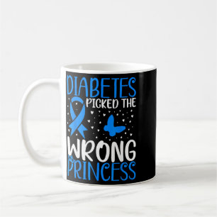 Mug Diabète a choisi la mauvaise princesse Diabète de
