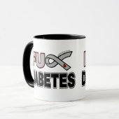 Mug Diabète FU (Devant gauche)