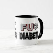 Mug Diabète FU (Devant droit)