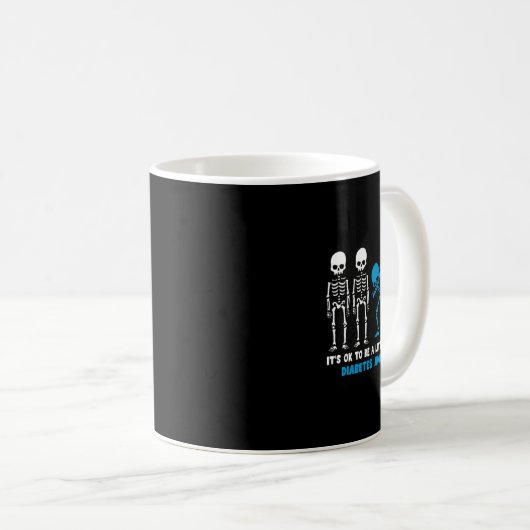 Mug Diabète Warrior (Devant droit)