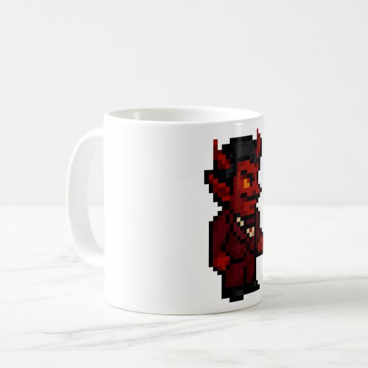 Mug Diable 8-bit (Devant gauche)