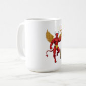 Mug Diable avec trident (Devant gauche)