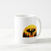 Mug Diable de Jersey Coucher de soleil — Cryptide Vint (Devant droit)