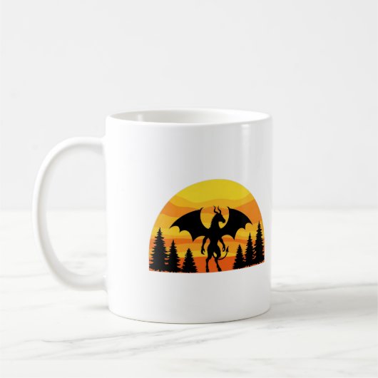 Mug Diable de Jersey Coucher de soleil — Cryptide Vint (Gauche)